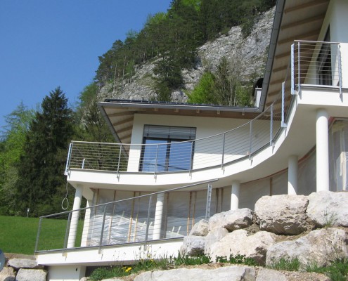 Stahlgeländer für Terrassen und Balkone aus dem Hause Hillerzeder