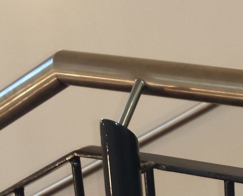 Stiegengeländer aus Stahl aus dem Hause Hillerzeder