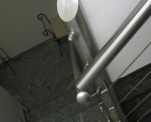 Stiegengeländer aus Stahl aus dem Hause Hillerzeder